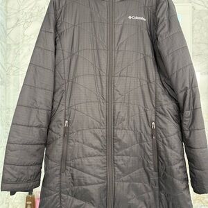 Columbia Women's Omni-Heat Black Coat Large